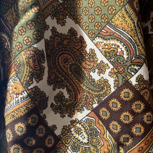 Vintage 60/70’s Patchwork Print Blouse - Picture 5 of 8